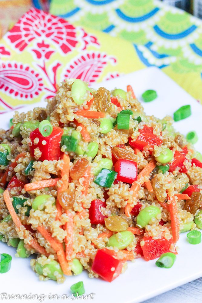 asian edamame quinoa