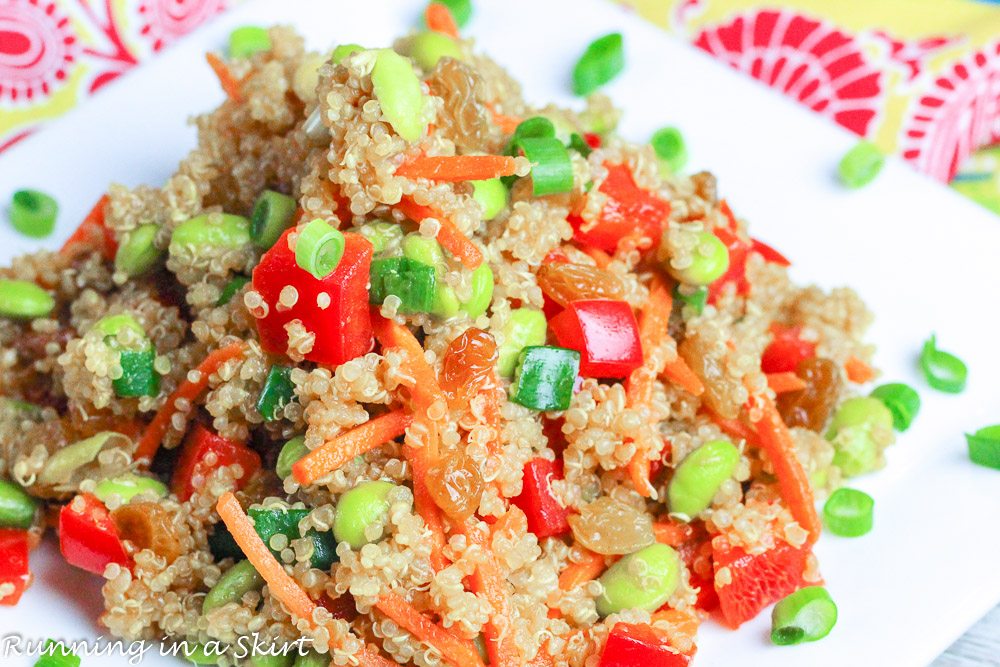 asian edamame quinoa