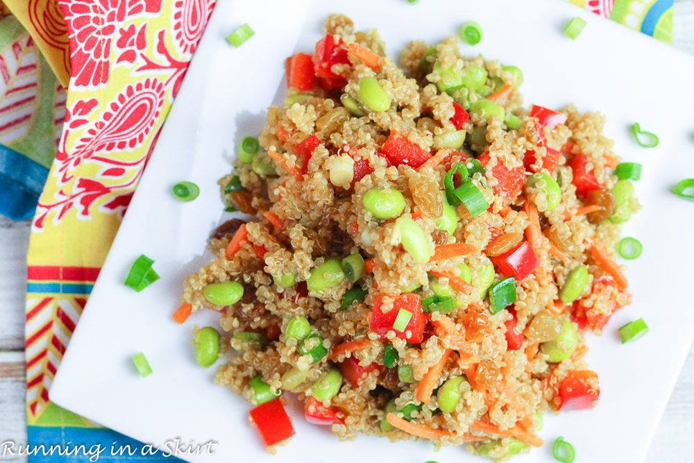 asian edamame quinoa