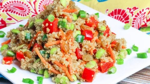 asian edamame quinoa