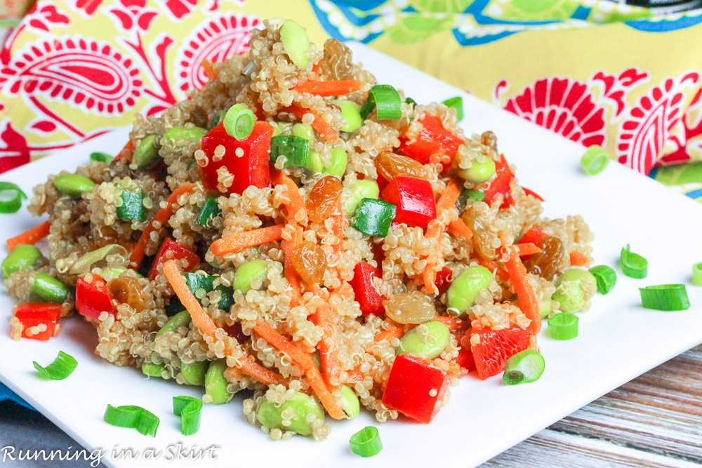 asian edamame quinoa