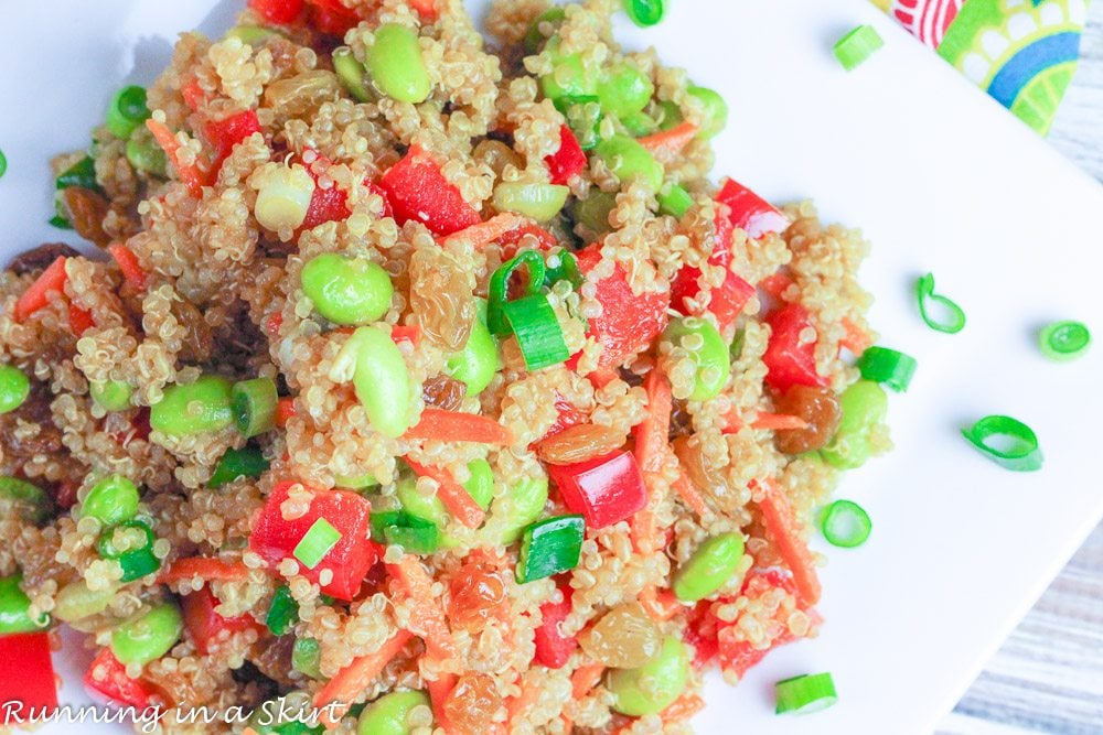 asian edamame quinoa