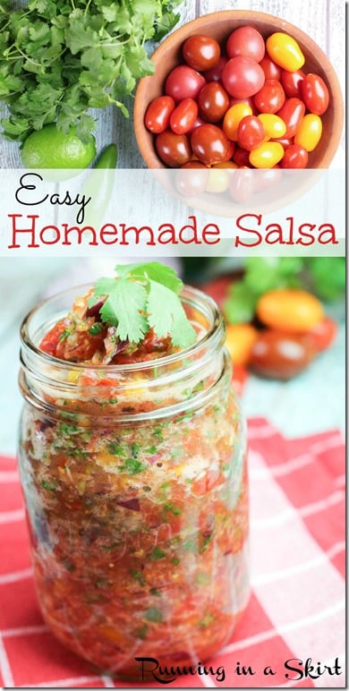 Easy Homemade Salsa / Never buy store bought again!