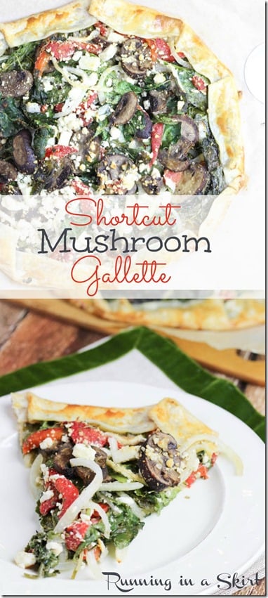 My Mushroom Gallette recipe looks pretty fancy, but today I’m sharing a shortcut that will have this French inspired meal on your table in no time! 