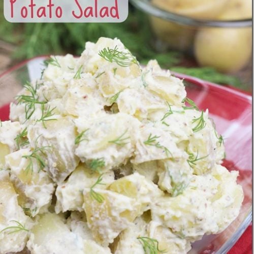 Healthy Potato Salad with Greek Yogurt Recipe « Running in a Skirt