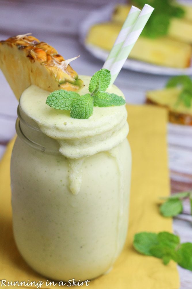 Pineapple Mint Smoothie recipe