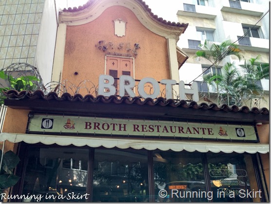 Broth Restaurant- Rio de Janeiro Travel Guide including great Rio Travel Tips!