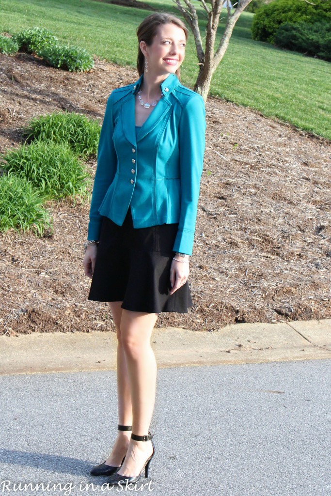 How to Pull off a Suit without looking frumpy!  This professional look can still be fashionable! / Running in a Skirt