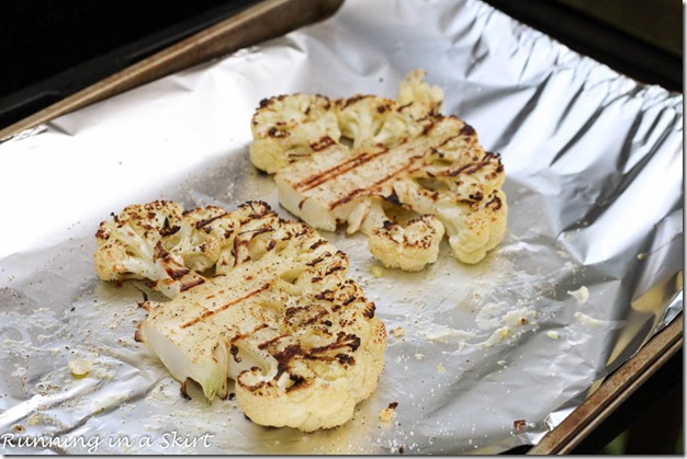 Grilled Cauliflower Steak Recipe with Green Goddess Dipping Sauce! YUM!