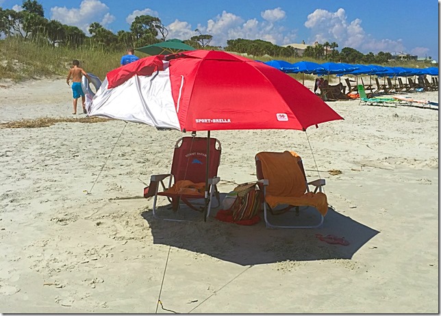 Hilton Head Island Chair and Umbrella