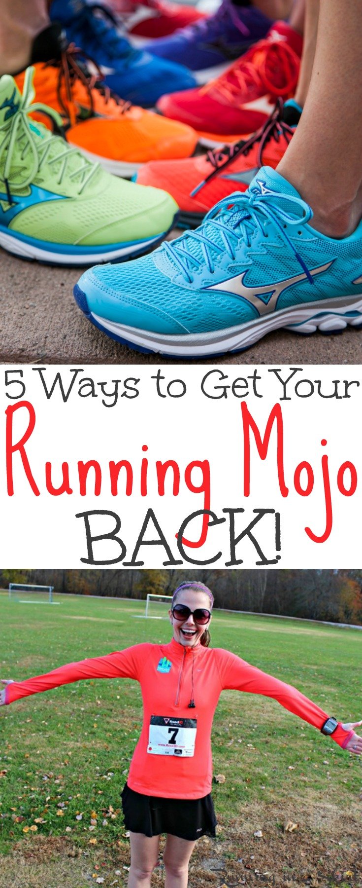 5 Ways to Get Your Running Mojo Back - fitness running motivation and mental tips for runners who are struggling to stay motivated. Simple ways to get back to jogging, treadmill running or trail running - no excuses! / Running in a Skirt via @juliewunder