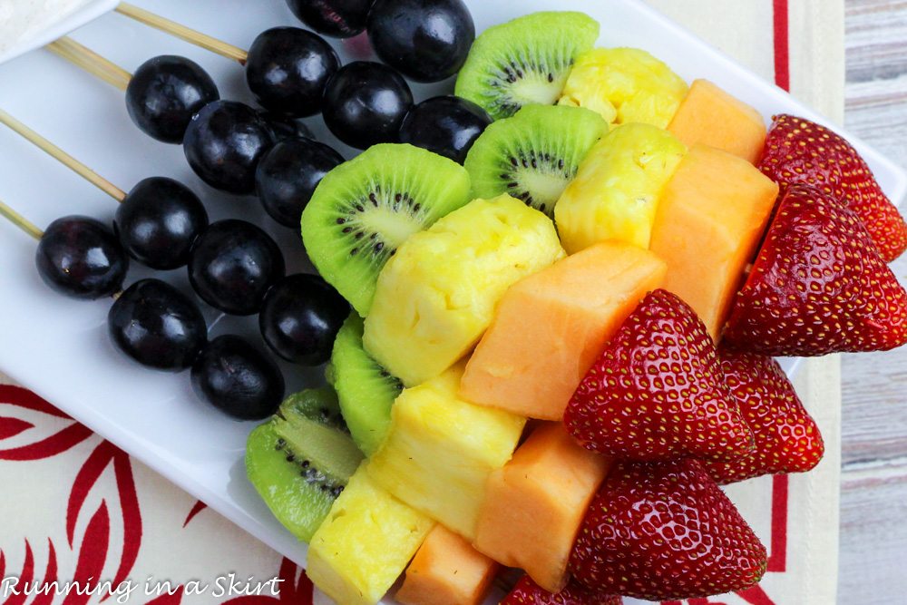 Rainbow Fruit Skewers