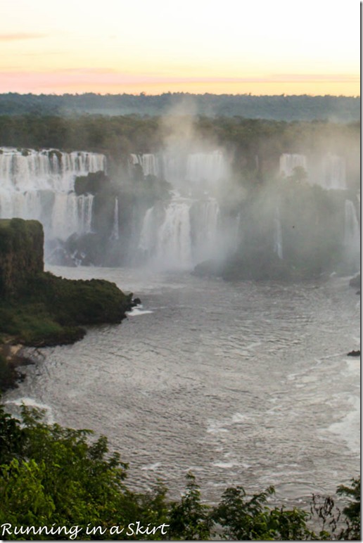 Iguazu Falls- Sunset Brazil Side