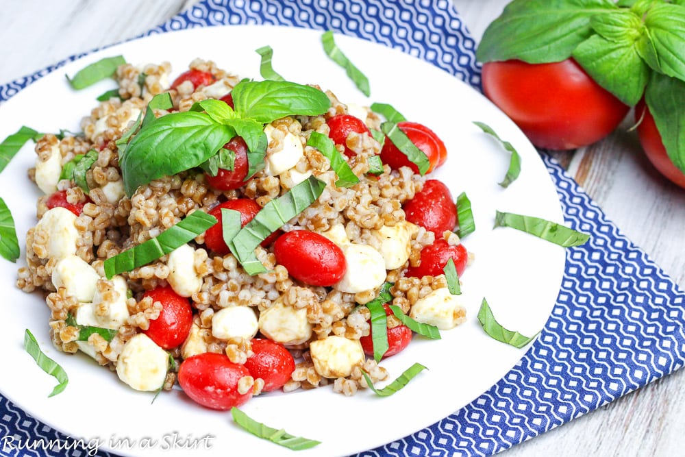 Caprese Wheat Berry Salad recipe