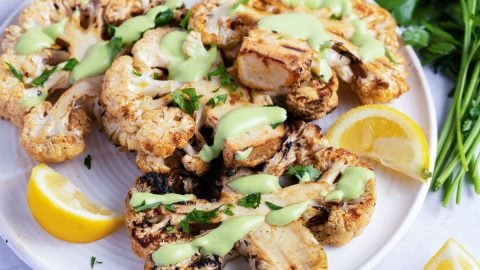 Grilled Cauliflower Steak