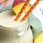 Healthy Peaches and Cream Smoothie recipe