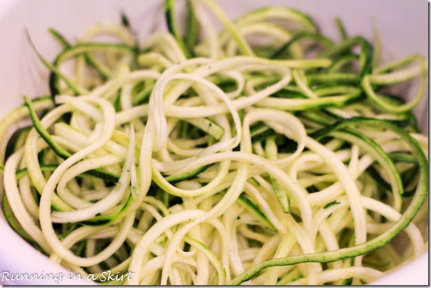 pistachio pesto zoodles