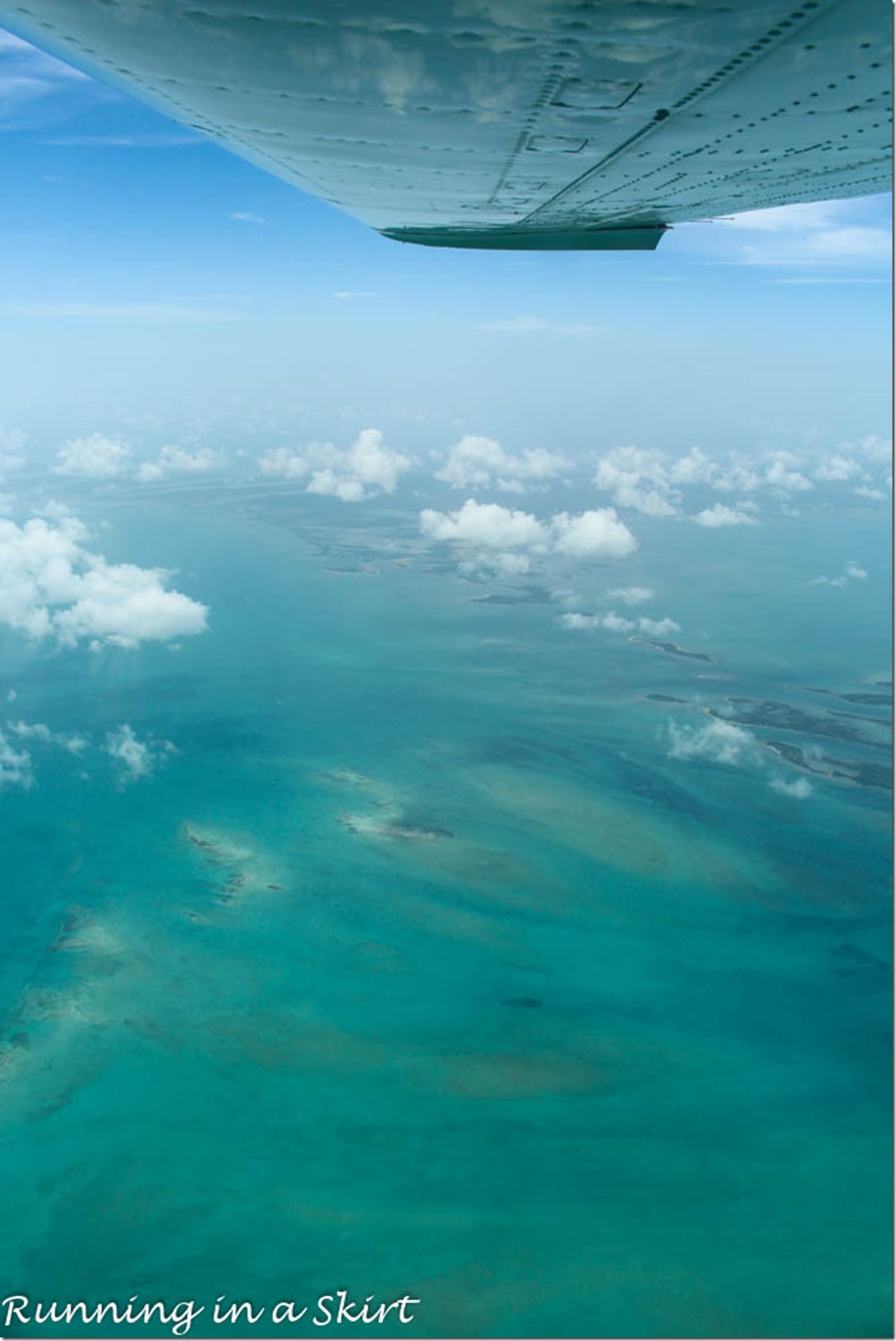 Flying to the Bahamas, Blue Waters