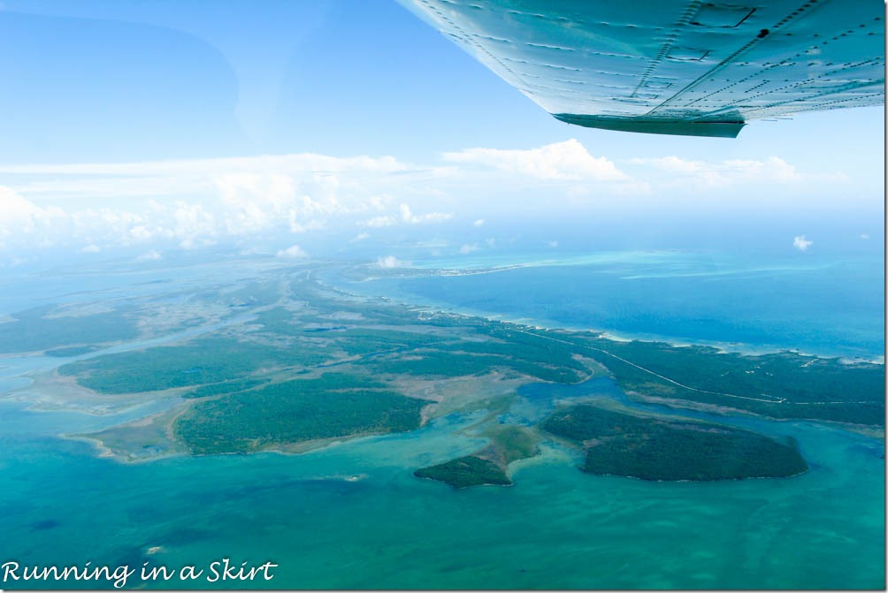 Flying to Bahamas, March Harbor
