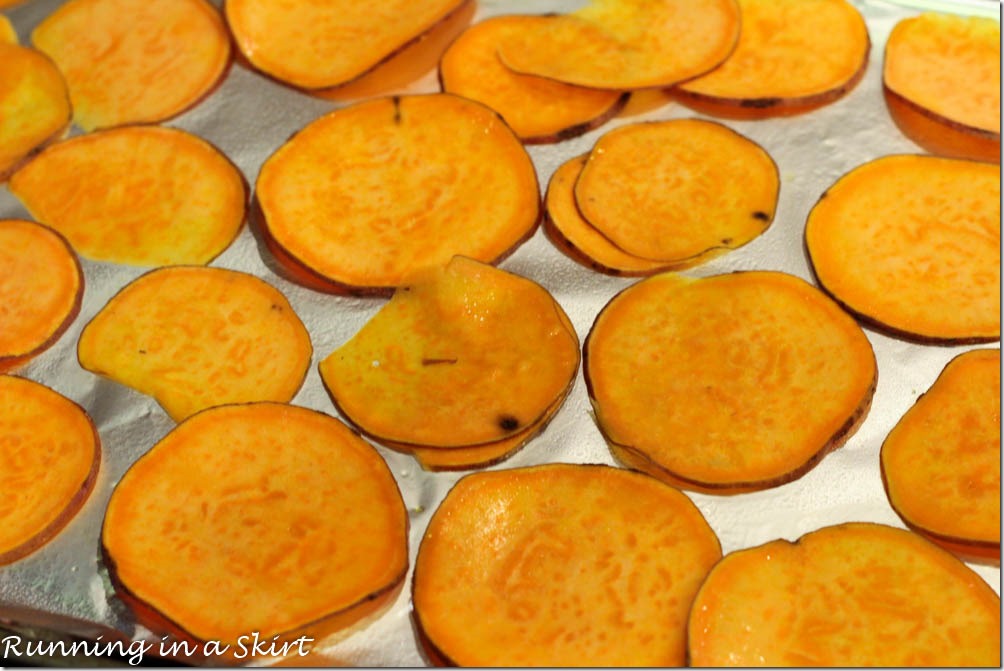 Oven Baked Sweet Potato Chips