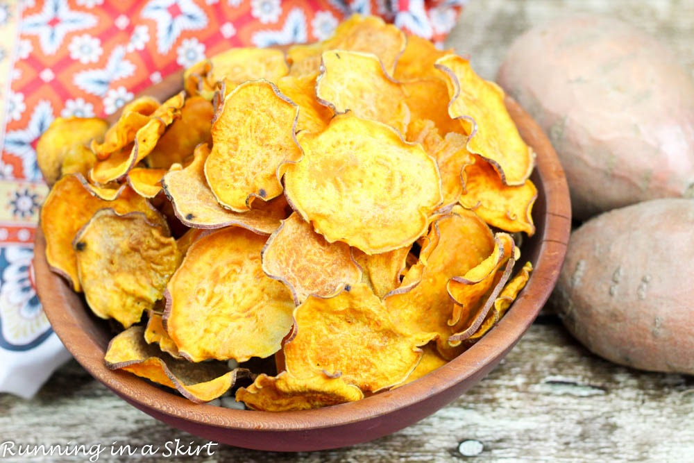 Oven Baked Sweet Potato Chips