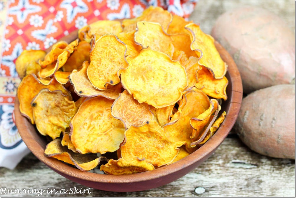 Oven Baked Sweet Potato Chips