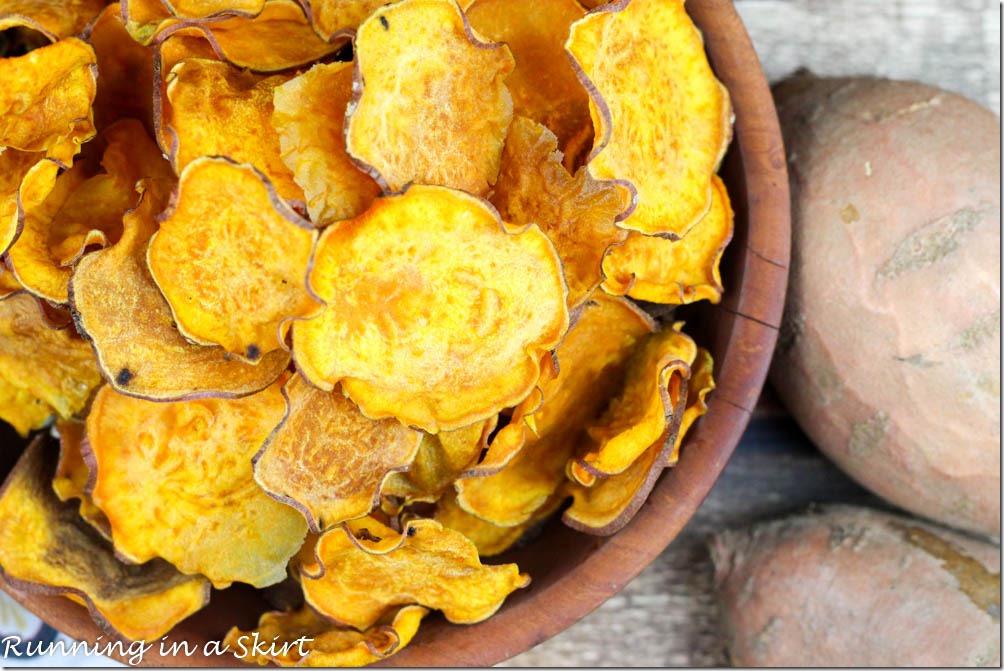 Oven Baked Sweet Potato Chips