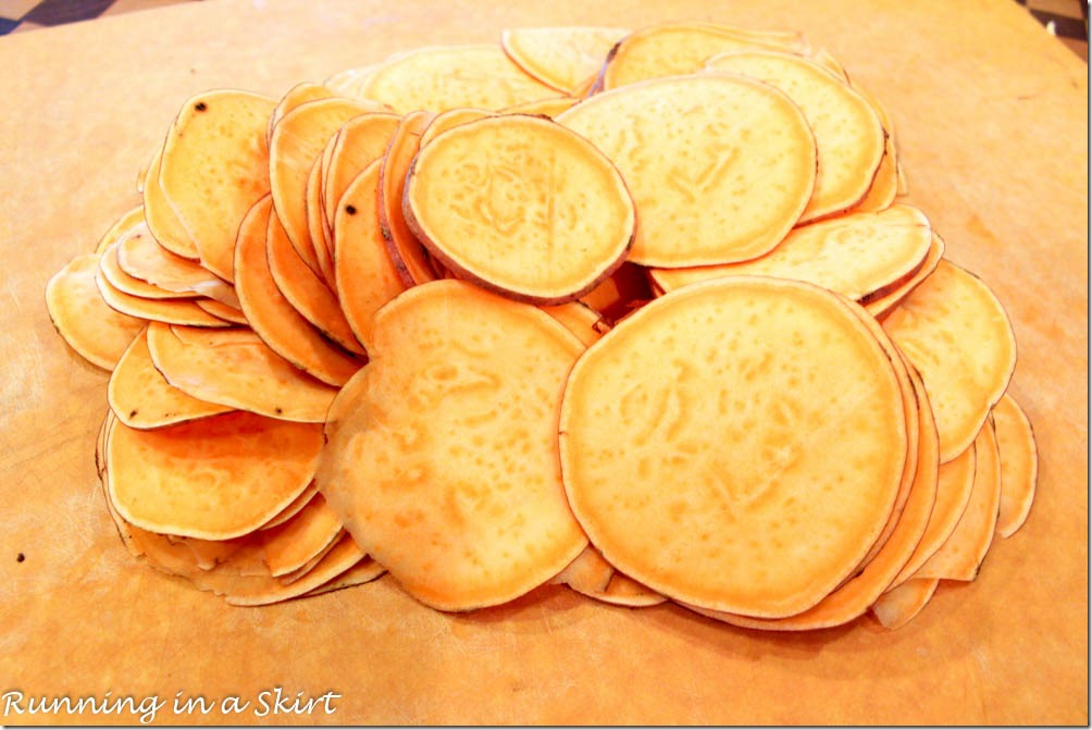 Oven Baked Sweet Potato Chips