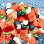 Watermelon Feta Blueberry Salad recipe