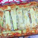 No Noodle Vegetarian Zucchini Lasagna in a baking dish.