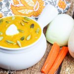 Healthy Crock Pot Butternut Squash Soup recipe / Running in a Skirt