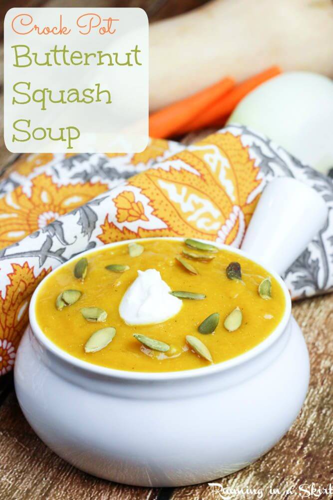 Crock Pot Butternut Squash Soup recipe healthy