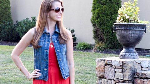 How to Wear a Denim Vest