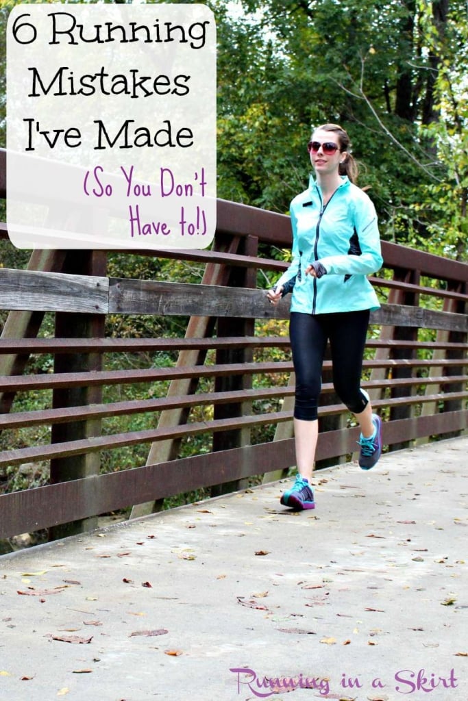 5 Running Mistakes I've Made (So You Don't Have To) - Fresh running advice from a girls who's made them all!! / Running in a Skirt