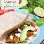 Crock Pot Lentil Taco Recipe- Lentil Quinoa Tacos area meaty, hearty, plant based, tasty vegetarian taco / Running in a Skirt