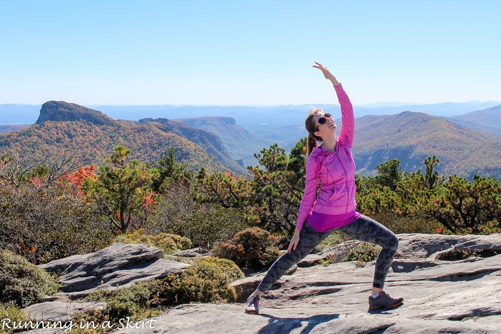 Hawksbill Mountain Hike, Linville Gorge in Western North Carolina, Tips, pictures and directions!/ Running in a Skirt