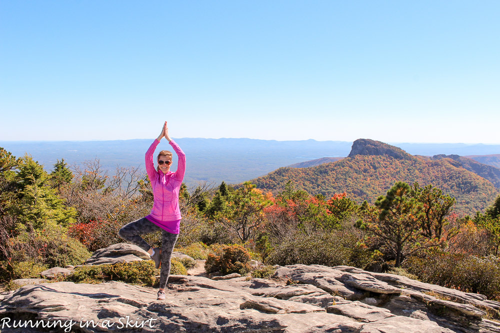 Hawksbill Mountain Hike, Linville Gorge in Western North Carolina, Tips, pictures and directions!/ Running in a Skirt