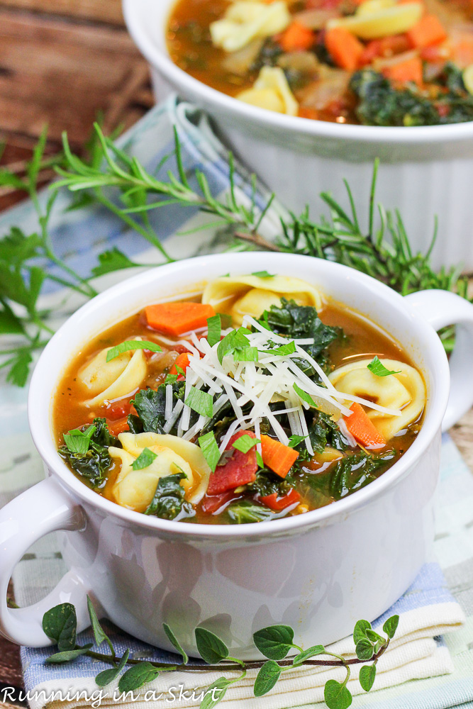 Kale Tortellini Soup