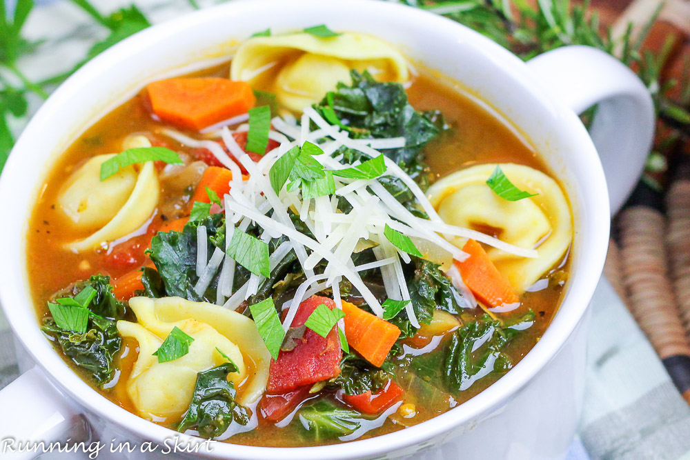 Kale Tortellini Soup