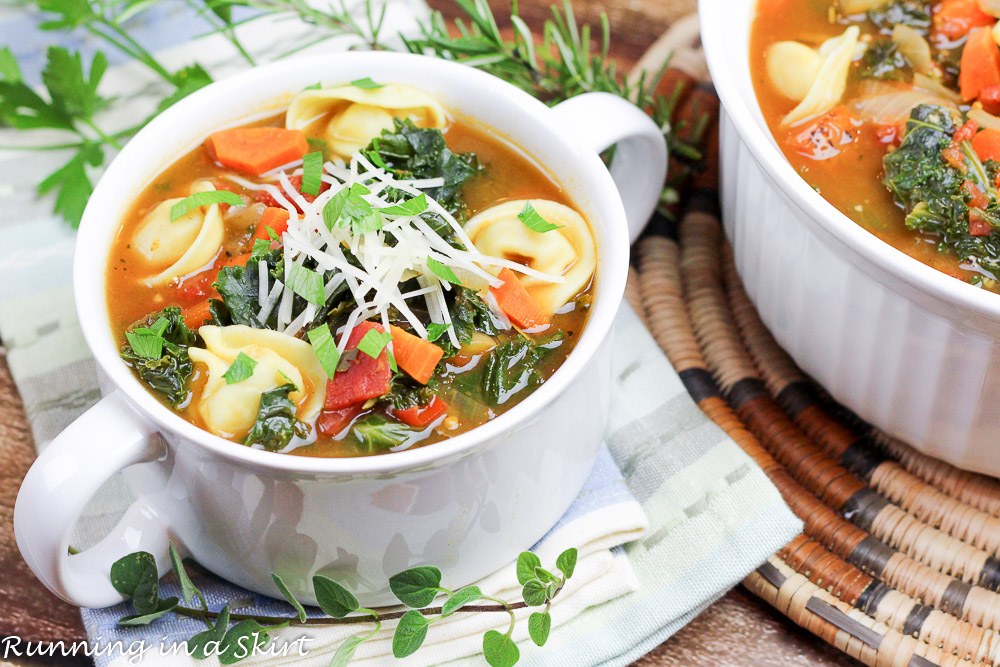 Kale Tortellini Soup