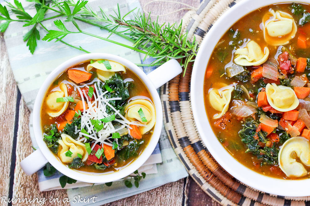 Kale Tortellini Soup