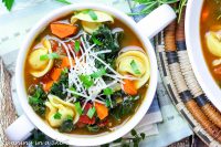 Kale Tortellini Soup recipe - Healthy 30 Minute Meal