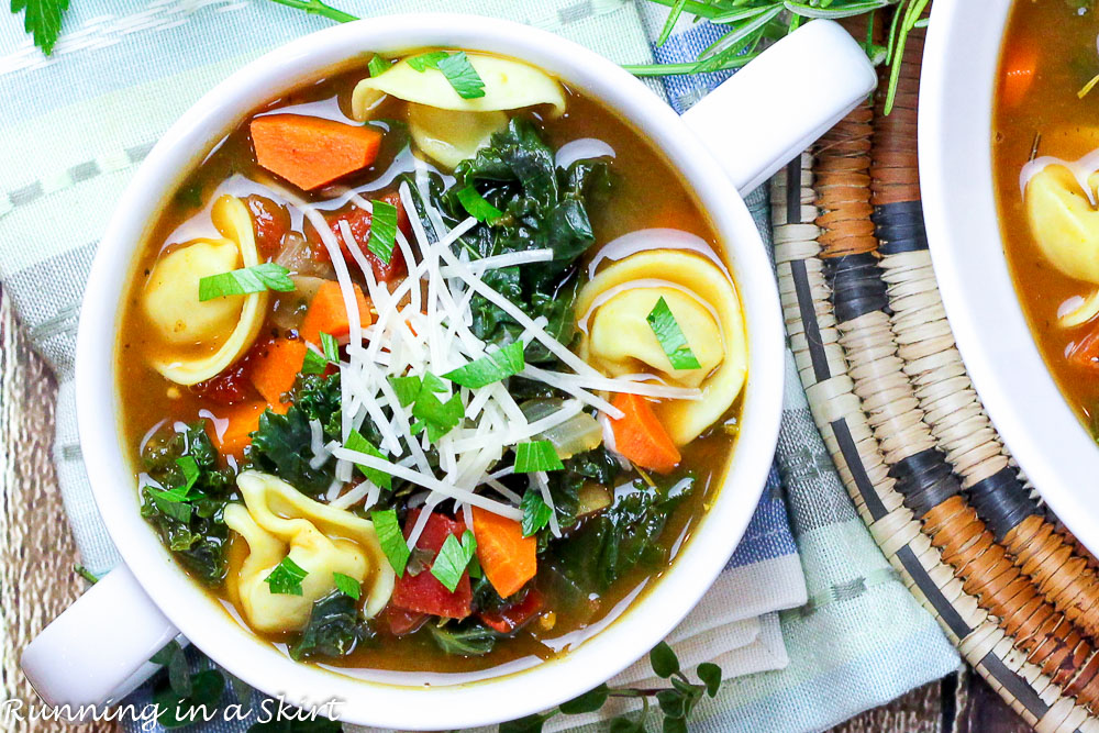 Kale Tortellini Soup