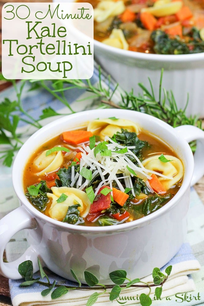 Kale Tortellini Soup