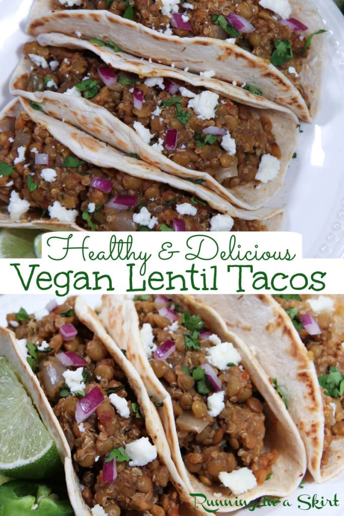 Crock Pot Lentil Tacos Pinterest Pin