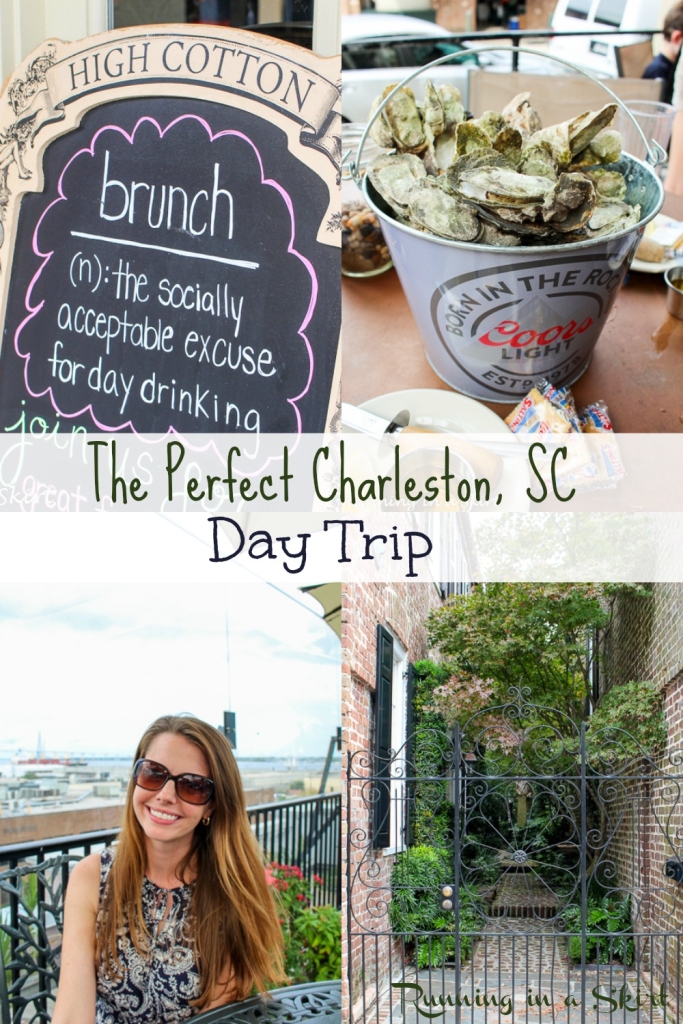 Perfect Charleston Day Trips- Southern brunch, shopping, exploring historic areas, oysters and dessert on the rooftop bar! / Running in a Skirt