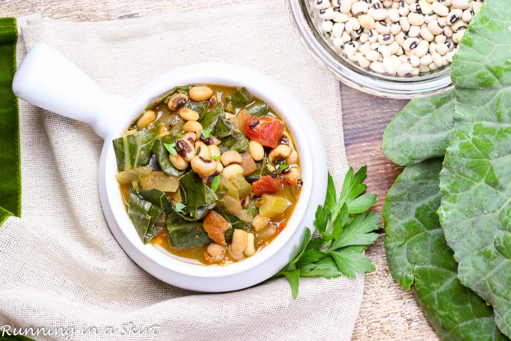 Vegetarian Crock Pot Black Eyed Peas and Collard Greens Soup-29-4
