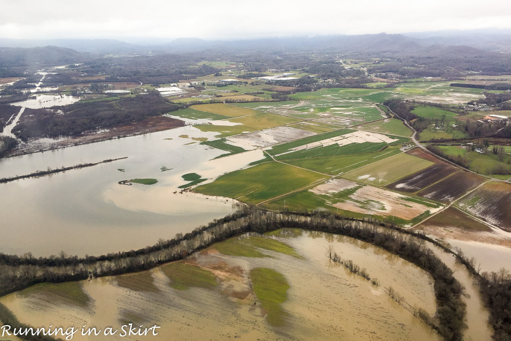 Christmas Weekend 2015-flooding from plane