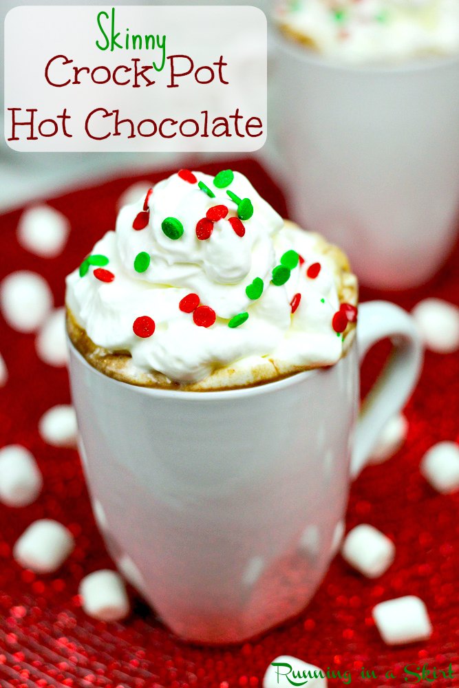 Easy Crock Pot Skinny Hot Chocolate