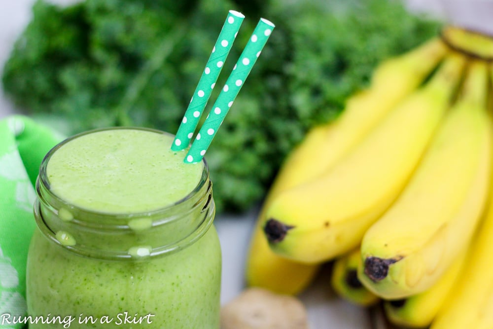 THE Best Detox Green Smoothie Recipe/ Running in a Skirt